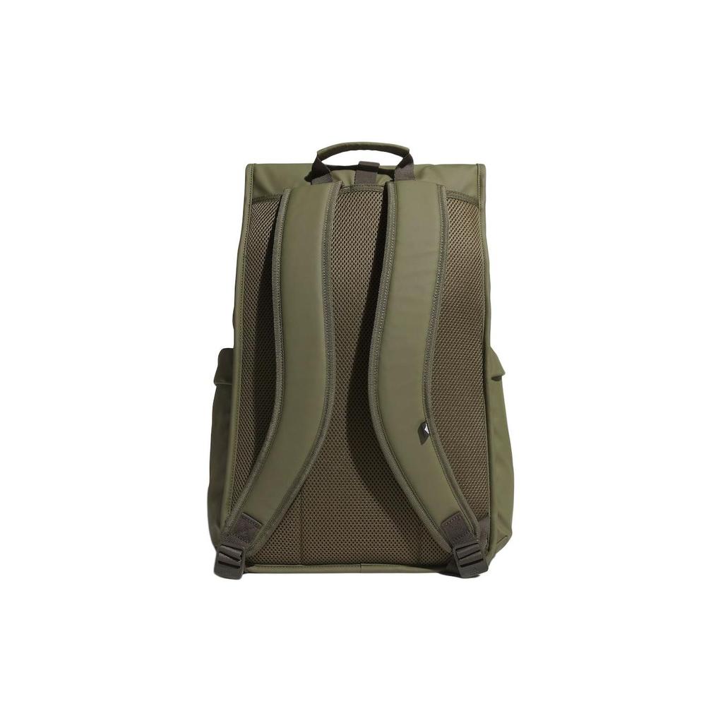 Adidas Logo Simple Color Backpack Unisex Backpack Army-Green JF6587