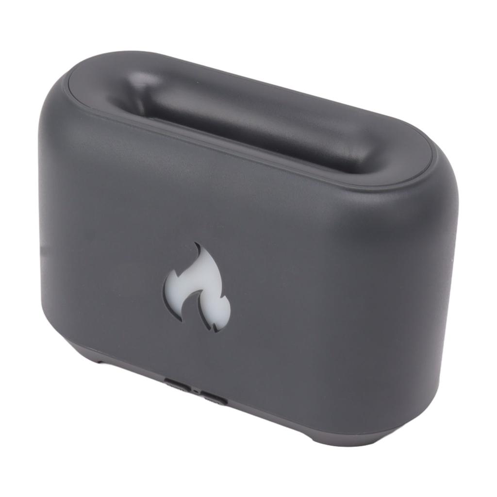 Flammen-Diffusor 130ML 3D-Hohlmuster USB-Flammen-Diffusor Luftbefeuchter mit 7 LED-Farblichtern für Zuhause 5V