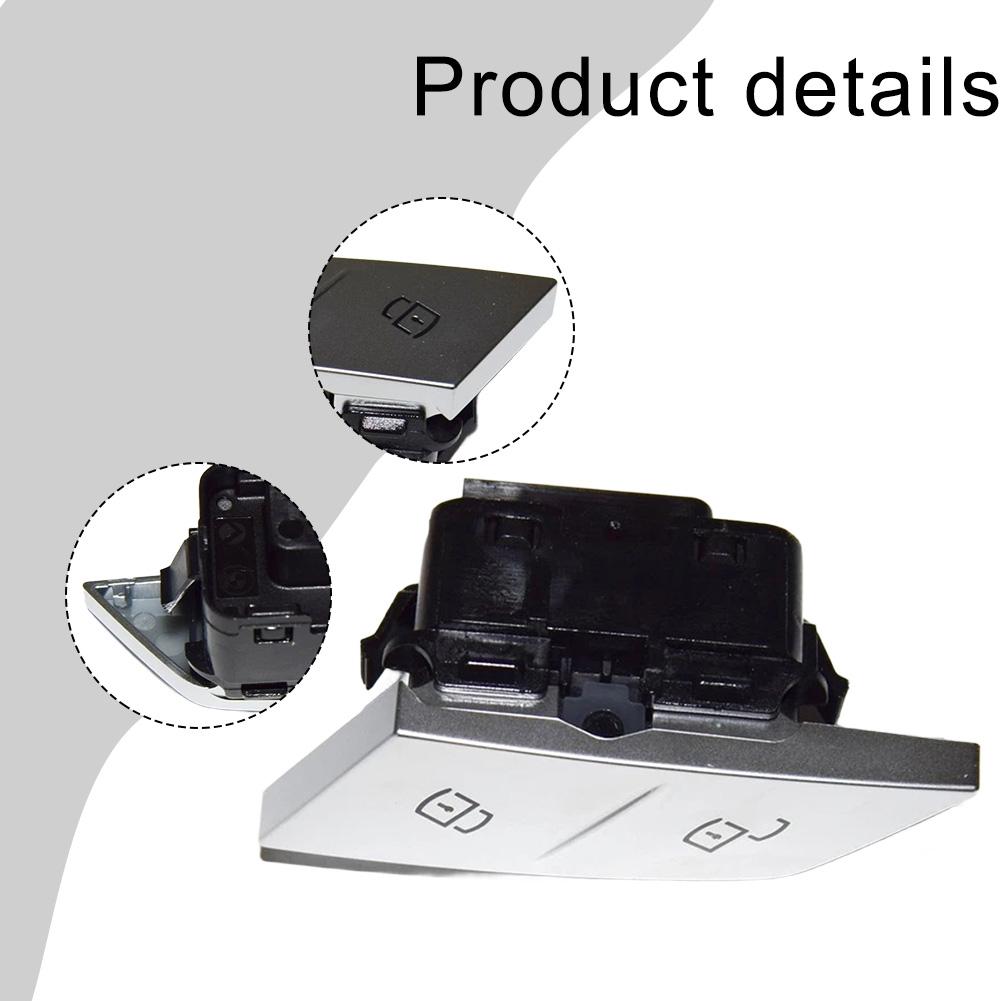 Car Door Repair Black Silver Left Lock Switch Easy Install Locking Switch For BMW Switch Replacement Installation China Mainland