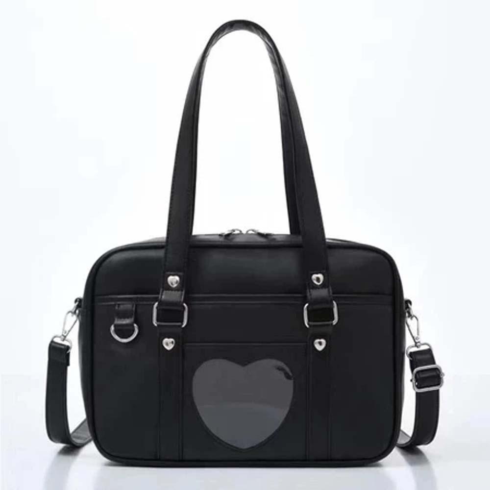 Large Capacity JK Tote Bag PU Leather Underarm Bag JK Uniform Shoulder Bag  Student Girls Gift