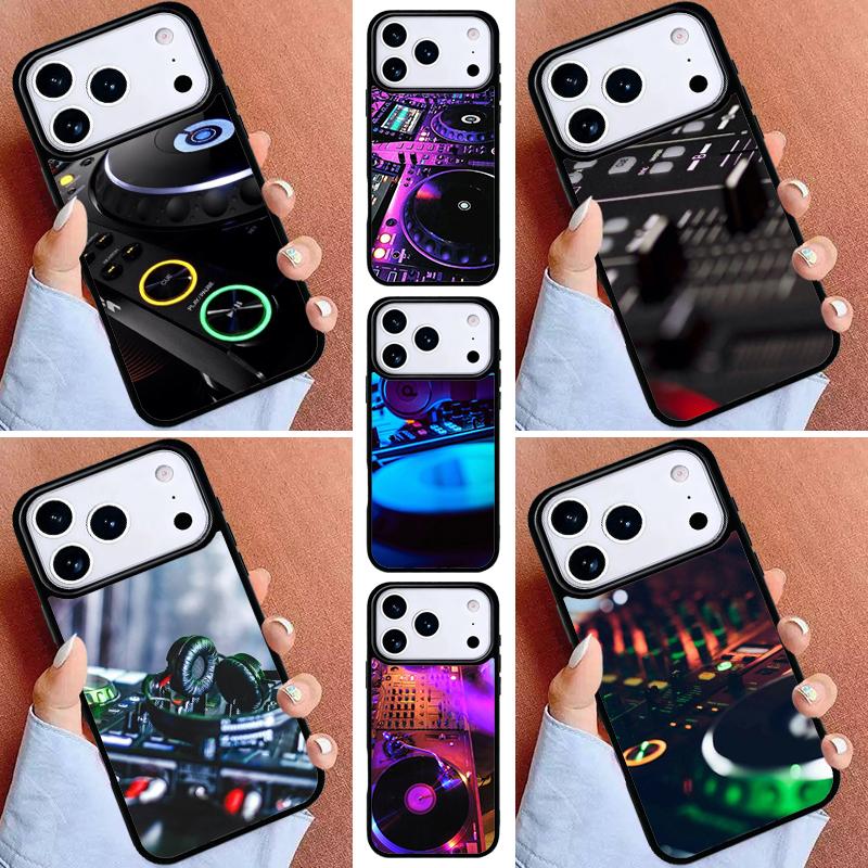 Ddj Dj Musik weiche Handyhülle für iPhone 16e 15 14 13 12 17 Pro Max Plus Air 17pro Hülle Coque