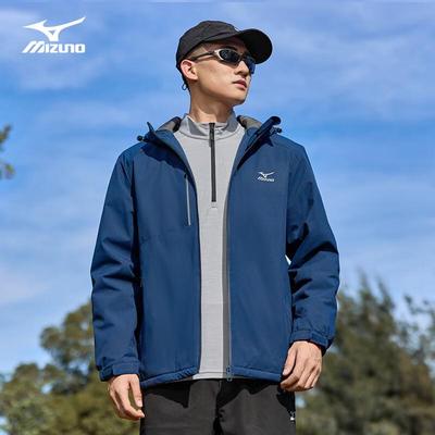 Mizuno Unisex Hooded Windproof Waterproof Outdoor Jacket