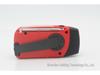 Portable Emergency Hand-cranked Radio with Flashlight and Auto-Tuning
