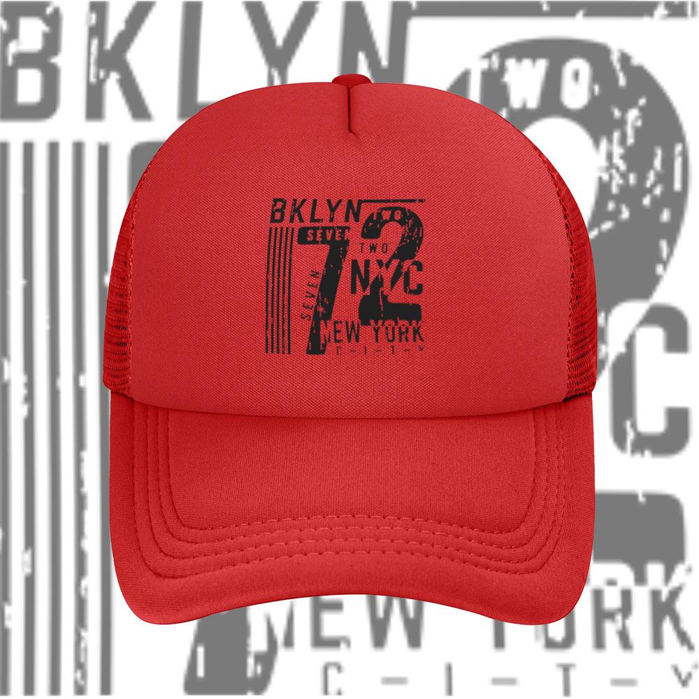 New York City number design Brooklyn text Baseball Cap Anime Graphic Hats Adult Unisex Women Sports Outdoor