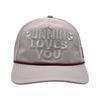 Alex Zono Running Loves You Trucker Hat Silver