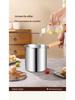 304 Stainless Steel Deep Fryer with Wooden Handle and Filter Basket for Induction Cooker