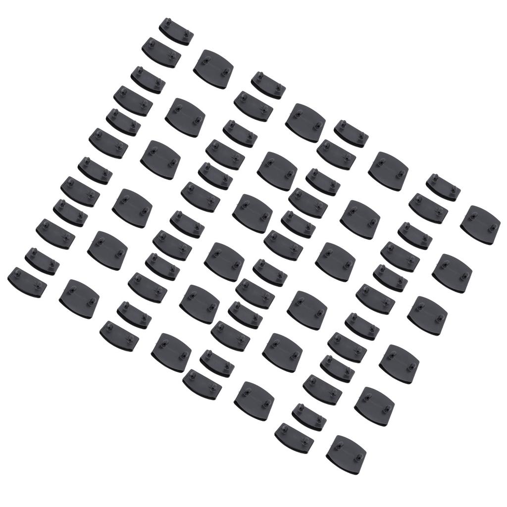 72Pcs Plastic Bed Slat End Caps Holders Centre Caps Plastic Connector Furniture Accessories for
