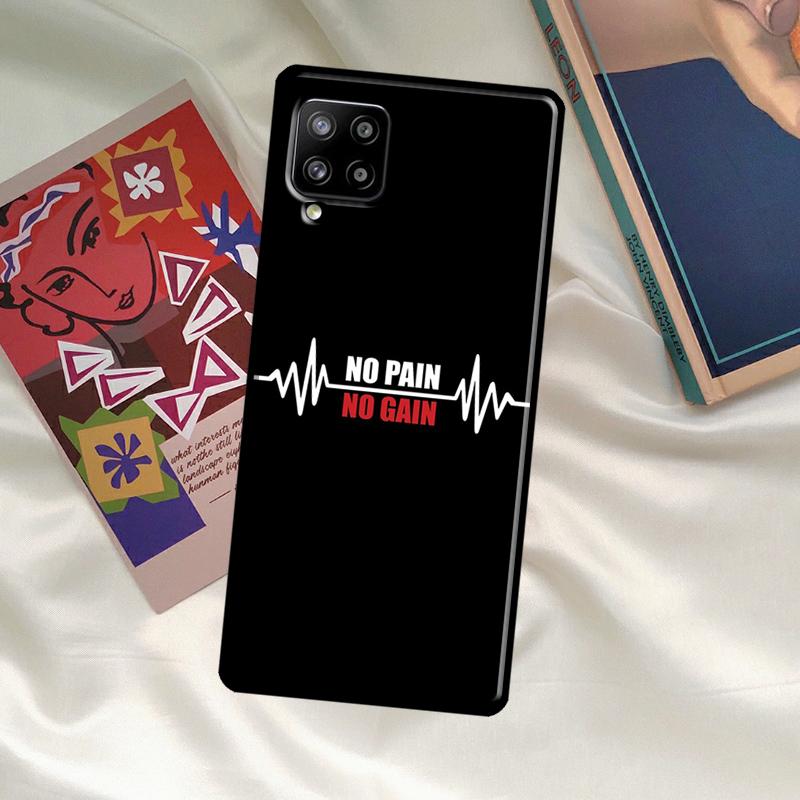 No Pain No Gain Training Case For Samsung Galaxy A33 A13 A36 A56 A23 A52 A32 A12 A54 A34 A14 A16 A26 A53 A15 A35 A55