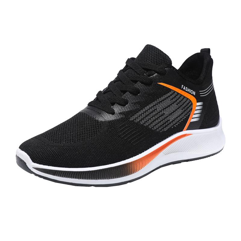 

Summer new fly-woven men s shoes Douyin live broadcast of the same men s sports shoes mesh breathable student running shoes 39