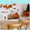Halloween Pumpkin Ghost Candle Wall Decal Pvc Home Decor For Hallways And Entryways