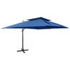 VidaXL Cantilever Garden Parasol with Double Roof, Patio Sunshade, Sun Shelter, Terrace Parasol 312379