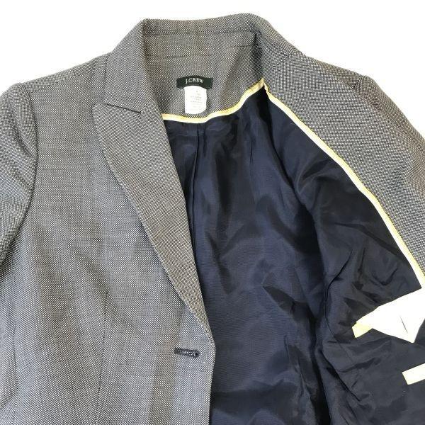 Maďarsko J.Crew Podzim Zima Sukňový Kostým Set Dámský XS Šedý Plně Podšitý(POUŽITÝ)