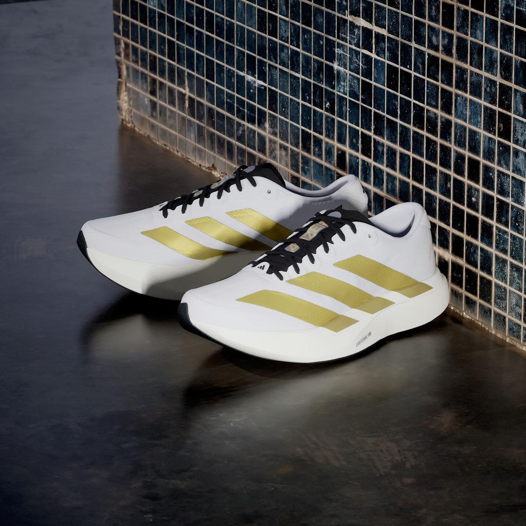 adidas Adizero Evo SL 'Cloud White Matte Gold Core Black'