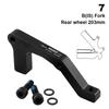 Aluminum Alloy Disc Brake Converter Adaptor a/B Pillar Adaptor Bracket  140mm 160mm 180mm 203mm