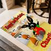 Panda Bunny Friends Area Rug Design for Game Room Kitchen Outdoor Foyer Antislip Carpet Decorate Offices Perfect Birthday/Christmas Gift Idea