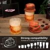 Set Ahumador de Barril de Whisky - Herramienta Sazonadora de Cócteles de Bar con Barril y Filtro, Infusor de Humo para Realce de Bebidas