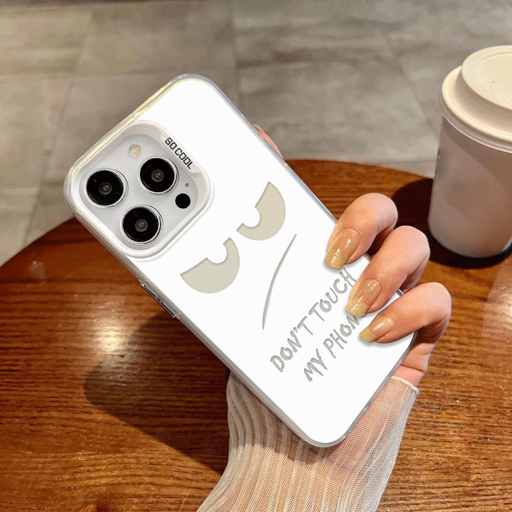 

Phone Cover Case for iPhone 17 Pro Max Air 16 14 Plus 17e 15 13 11 12 Pro DON T TOUCH MY PHONE iPhone 13 Pro