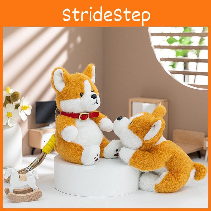 Cuter Corgi Stuffed Plush Pendant With Pp Cotton For Kid Backpack Gift Decor And