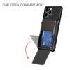 For iPhone 16 Pro Max Phone Cover PC+TPU Dual Layer Back Case with Card Holder