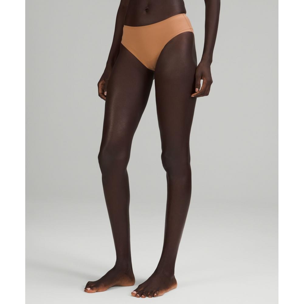 

Lululemon Invisiwear Mid Rise Bikini Underwear Dusty Clay XXL