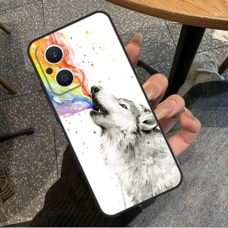 Wolf For OPPO Reno 14 13 12 11 10 Pro 8T 11F 12F 13F 14F 7 8 Lite OPPO Find X8 X6 X5 X9 Pro Case