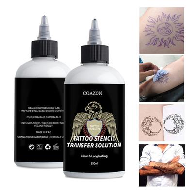 Yousheng 150ML Tatuering Överföringsgel Långvarig Klarhet Snabb Torkning Mild Formel Naturlig Ingrediens Säker att Använda Klar Tatuering Schablon Överföringslösning