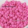 Acrylic Macaron Large Hole Round Beads for DIY Children's Bracelets and Jewelry Making