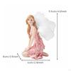 European FairyThemed Floral Nymph Figurine Elegant Design Heavenly Maiden Statue for Girls, Women,
