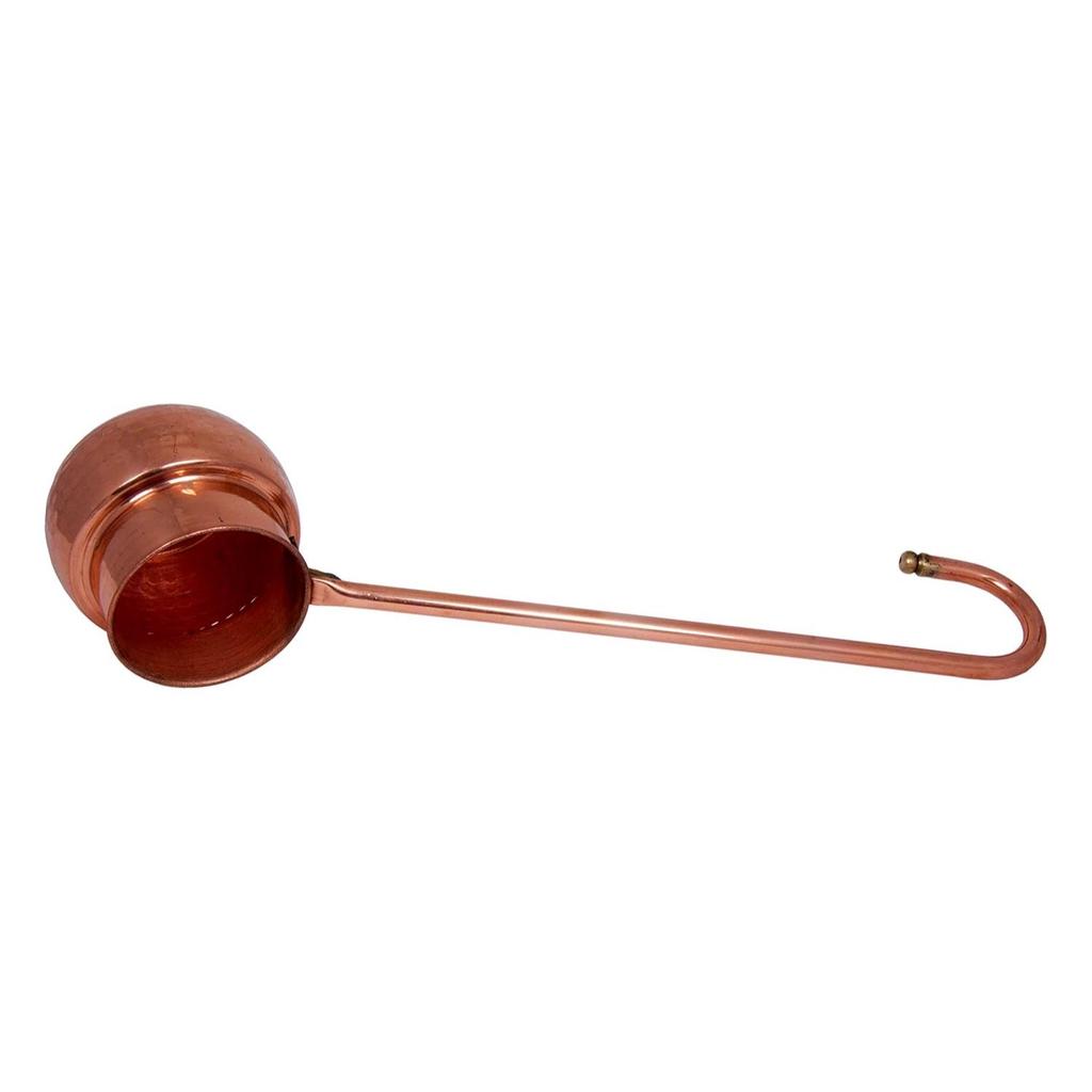 Reiner Kupfer gehämmert Loti, Glas, Wasserspender Schöpfkelle, 300 ml