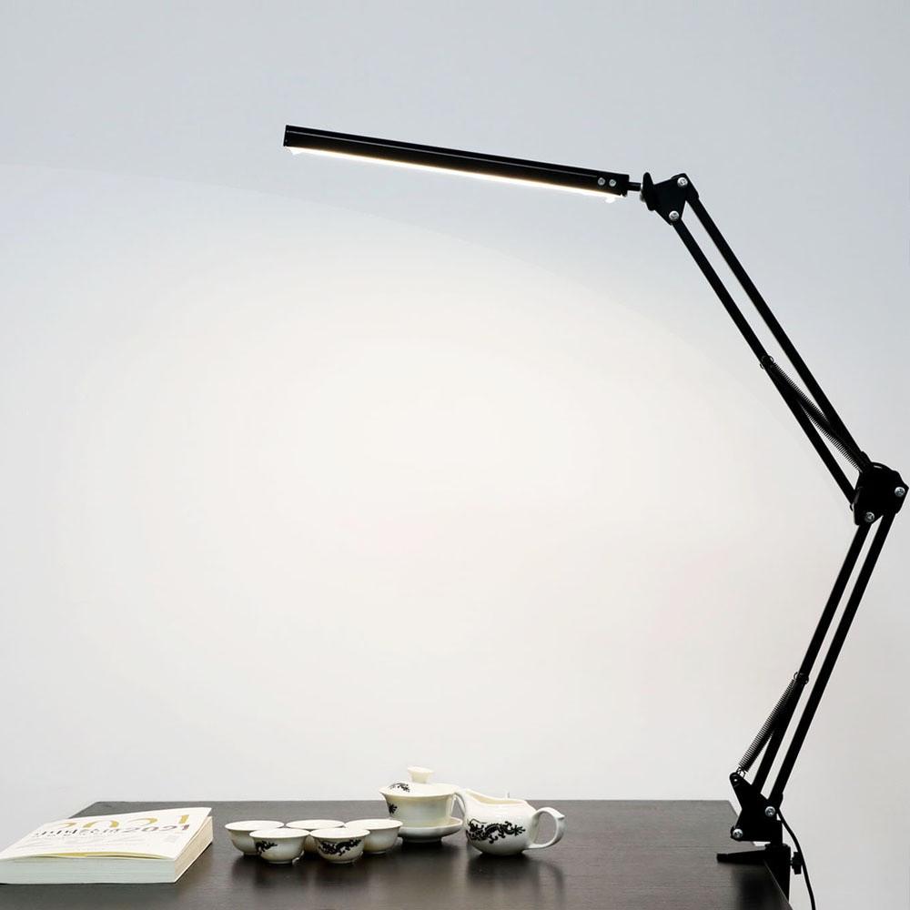 3 Light Colors LED Flexible Desk Table Lamp Rotatable Study Table Light Office Bedroom Eye Protection Lighting System