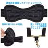 NOTIRED Saxophone Strap Removable Cushion Washable H09 Black [adorence] - Breathable, Pad, -
