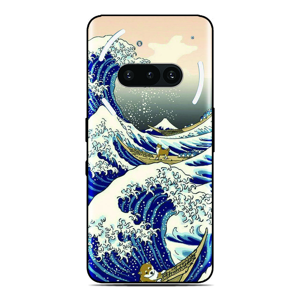 Japan Kanagawa Back Cover for Samsung Galaxy A57 A37 5G A06 A07 A17 4G F17 S26 Plus Ultra A36 A56 A55 A25 A26 A16 Phone Case