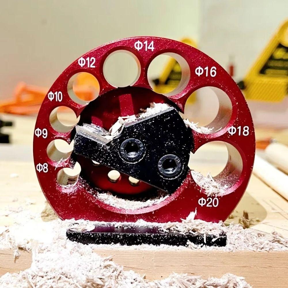 High Hardness Dowel Maker Jig Wear Resistant Electric Drill Milling Dowel 8 Holes Dowel Plate  DIY