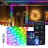 RGBIC Dream Color LED Fairy Lights 5V 5M/10M/20M USB Copper Wire String Bluetooth Control Colorful for Christmas Tree Decor