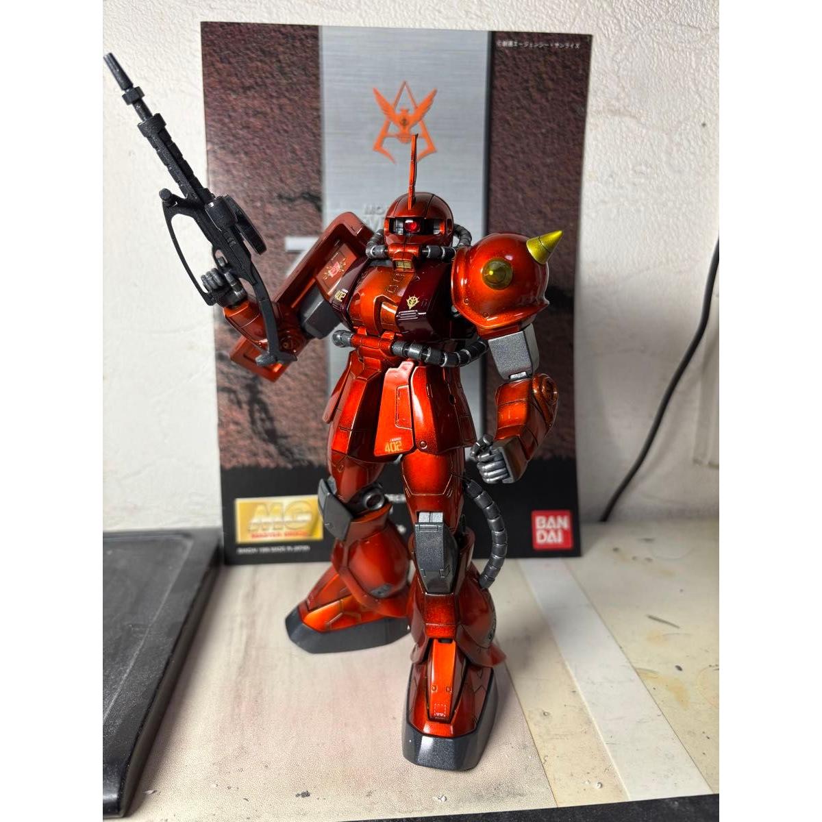 Used Gunpla Completed Product MG 1/100 Zaku II