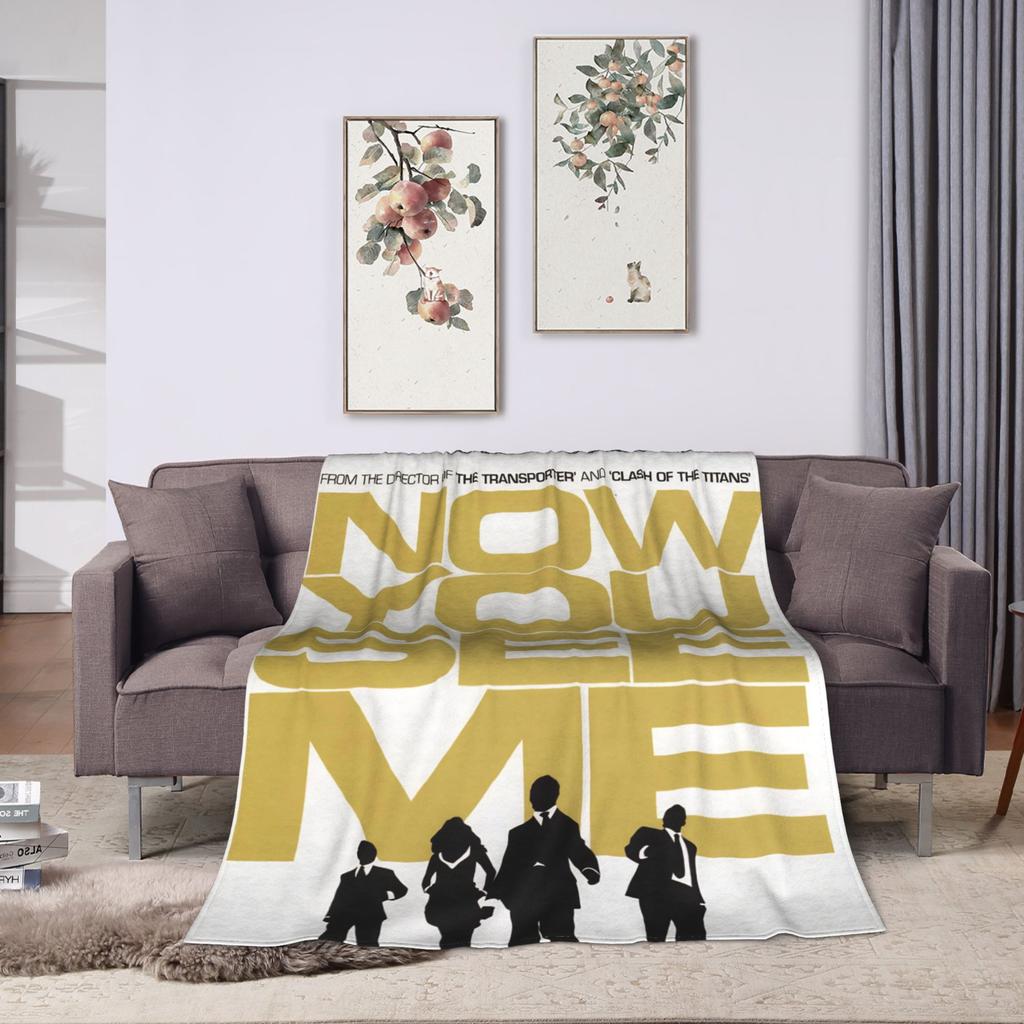 Warm Blanket Picnic Now You See Me 3 Movie  Throw Blanket  Flannel Bedspread For Outdoor Novelty Sofa Bed Cover