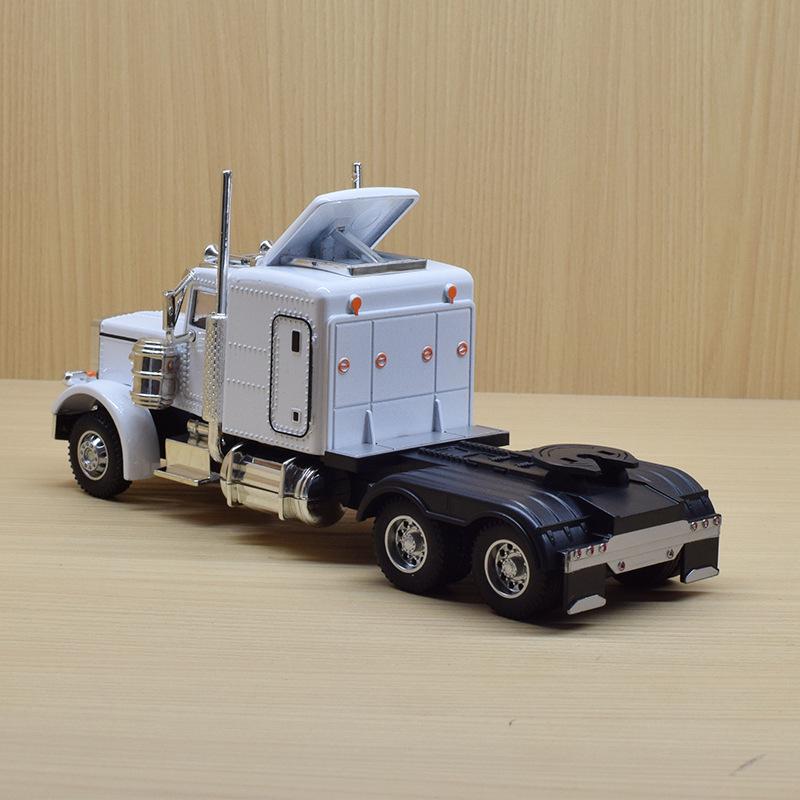 Alloy Semi-Truck Model Toy – American Box Container Truck