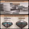 Punch-Free Bathroom Corner Triangle Shelf