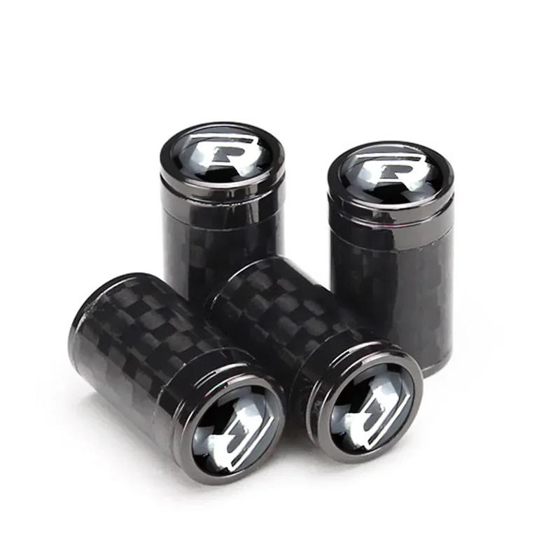 2026 Hot For VW VOLKSWAGEN 4pcs Car Wheel Valve Caps for Volkswagen Passat Tiguan Golf Bora Jetta Beetle Scirocco Sharan Sagitar
