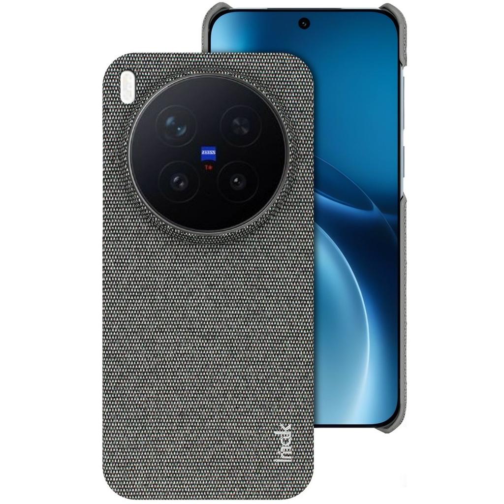 IMAK Ruiyi Series for Vivo X300 Pro 5G Case Fabric Texture Leather + PC Phone Back Cover