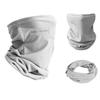 Summer Ice Silk Sunscreen Mask For Men Women Outdoor Cycling Face Cover Solid Color Neck Wrap Uv Protection Ear Bandana Scarf