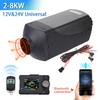 2-8KW 12V&24V Split Machine Diesel Heater Bluetooth Remote Control Automatic Altitude Adjustment  for RV Trailer Camper Van