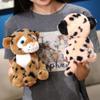 Sitting Lifelike Leopard Plush Doll Fluffy Animals Stuffed Toys  Children's Day