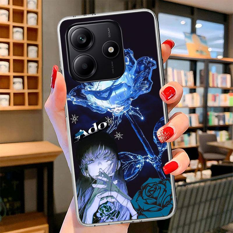 Ado Kyogen X Uta Phone Case For Xiaomi Redmi Note 15 14 13 12 11 10 Pro Plus 14S 12S 11S 11T 11E 10S Soft Fundas Shell Redmi Not