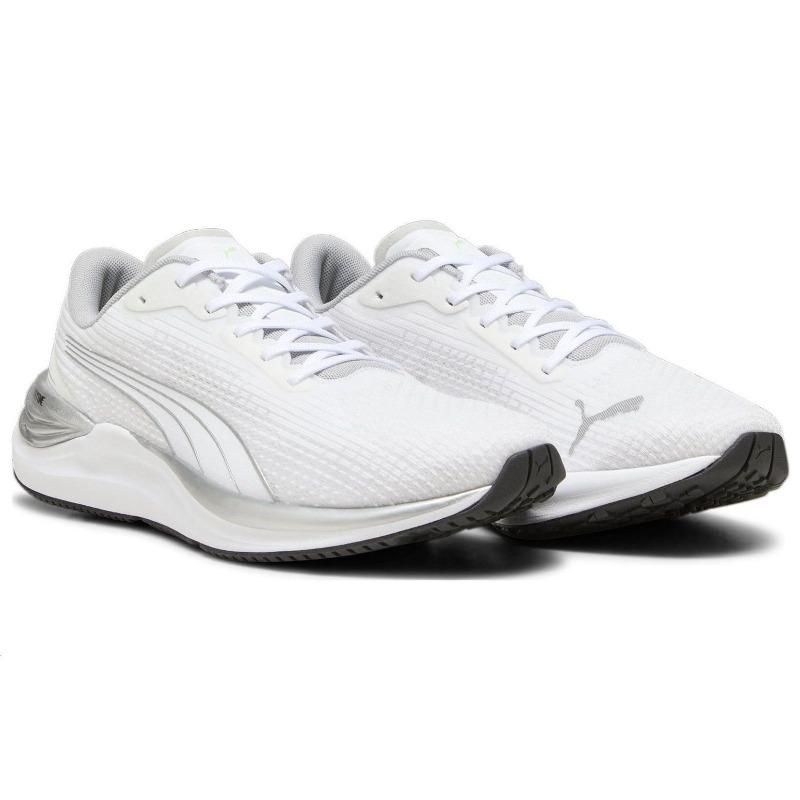 Puma Men's White Electrify Nitro 3 Low Top Running Shoes 378455-02