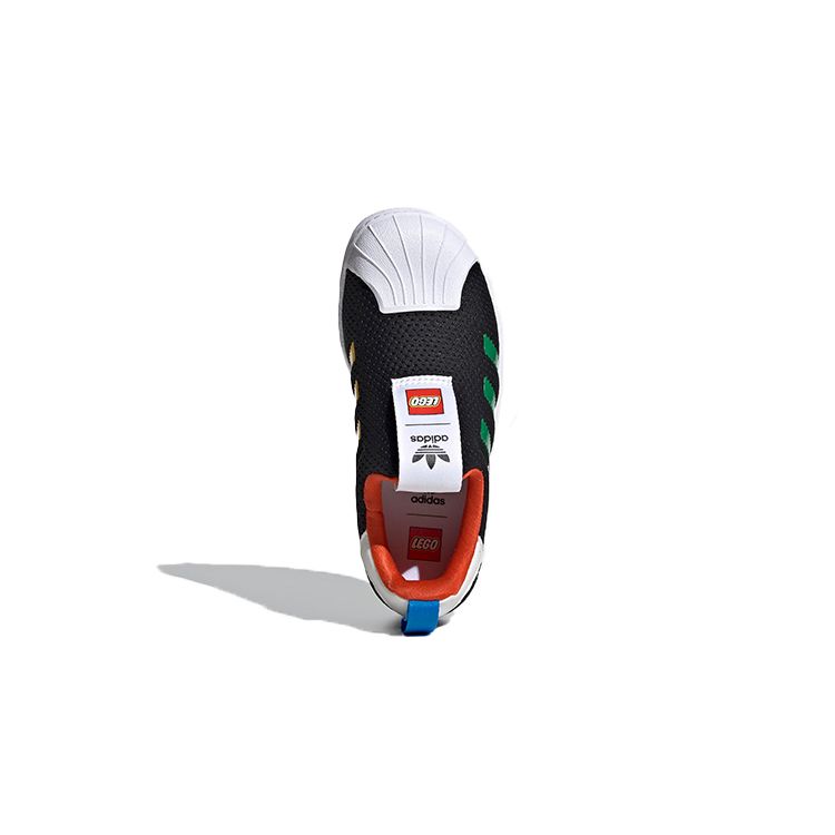 LEGO X Adidas Superstar 360 J Black Green Kids Sneakers Core-Black Cloud-White FX4922