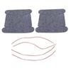 2 Pcs Desktop Storage Felt Box Foldable Felt Storage Basket Makeup Organizing Basket for Home