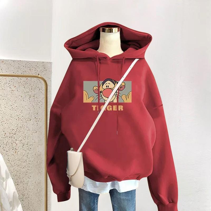 Womens Fleece Hooded Sweatshirt Anti-Pilling Casual Winter Top Loose Fit Long Sleeve