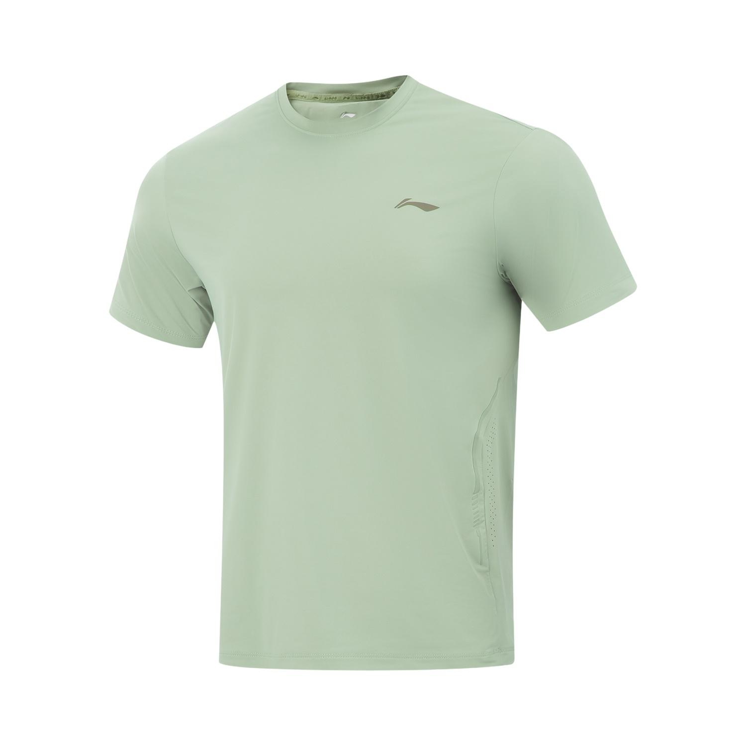 

Li-Ning Quick-Dry Cool UV-Resistant Round Neck Logo Letter T-Shirt Men Tops ATSV289-7 2XL