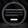 New Car Leather Steering Wheel Cover 38cm 15' For Hyundai Elantra IX35 I30I20 Sonata Santa Fe Accent ETC. Breathable Car Accesso